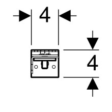 Комплект крепления к стене Geberit Duofix для отдельного монтажа 111.839.00.1