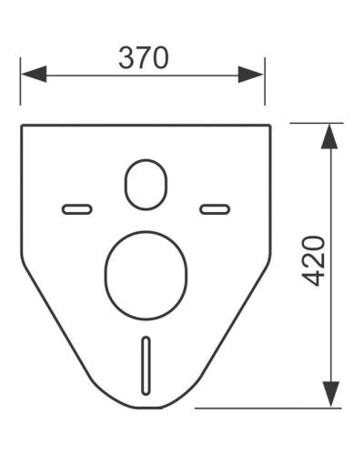 Звукоизолирующий комплект для унитаза и биде Tece TECEprofil 9200010