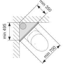 Крепление модуля для произвольного углового монтажа Tece TECEprofil 9380003