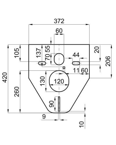 Звукоизолирующий комплект для унитаза и биде Noken N396360000