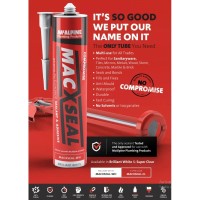 Силиконовый герметик прозрачный 290 мл McALPINE MACXSEAL-CL