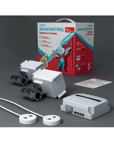 Система контроля протечки воды Neptun AquaСontrol 3/4 100035687900 с двумя кранами