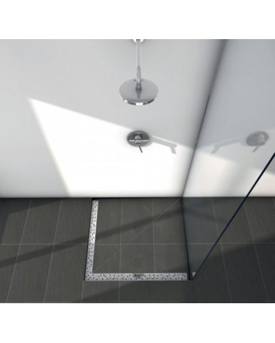 Душевой лоток Tece Drainline 120x120 611200 угловой без крышки