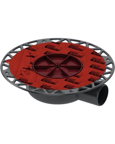 Сифон для душевого трапа Tece Drainpoint S DN50 3601401 горизонтальный для террас и балконов без декоративной решетки