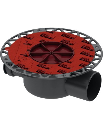 Сифон для душевого трапа Tece Drainpoint S DN70 3603500 горизонтальный без декоративной решетки