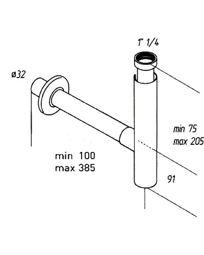 Сифон для раковины Migliore Ricambi 17932 Хром