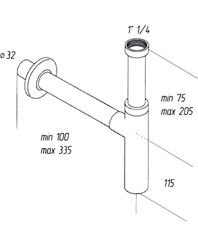 Сифон для раковины Migliore Ricambi 17921 Хром