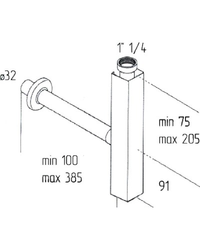 Сифон для раковины Migliore Ricambi 17922 Хром