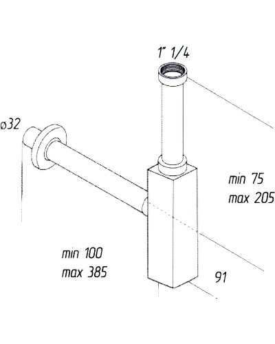 Сифон для раковины Migliore Ricambi 17929 Хром