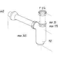 Сифон для раковины Migliore Ricambi ML.RIC-10.119.CR Хром