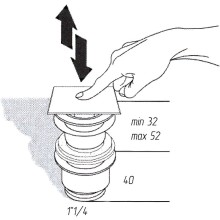 Донный клапан Migliore Ricambi 17956 click-clack Хром