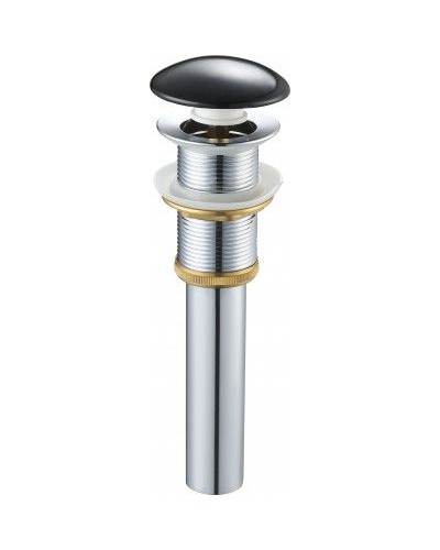 Донный клапан SantiLine SL-104 Черный матовый