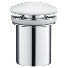 Донный клапан Timo 8011/16 (8011/00-16) click-clack Белый Хром