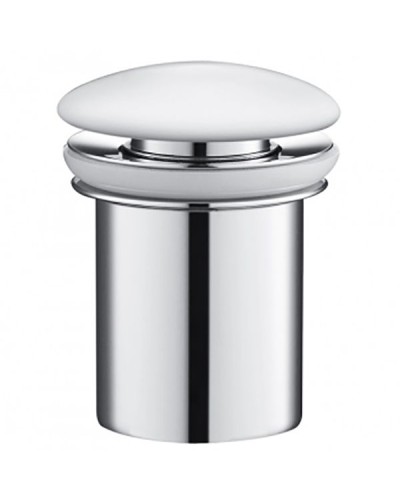 Донный клапан Timo 8011/16 (8011/00-16) click-clack Белый Хром