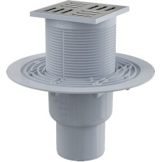 Трап для душа Alcaplast APV201 с решеткой Хром