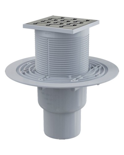 Трап для душа Alcaplast APV202 с решеткой Хром