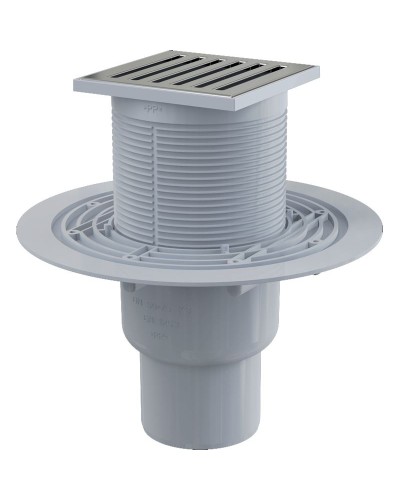 Трап для душа Alcaplast APV203 с решеткой Хром