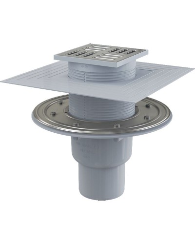 Трап для душа Alcaplast APV2324 с решеткой Хром