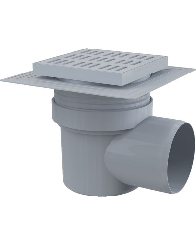 Трап для душа Alcaplast APV10 с решеткой Хром