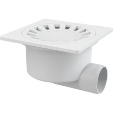 Трап для душа Alcaplast APV15 с решеткой Хром