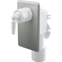 Сифон для сбора конденсата Alcaplast AKS7 Хром Белый