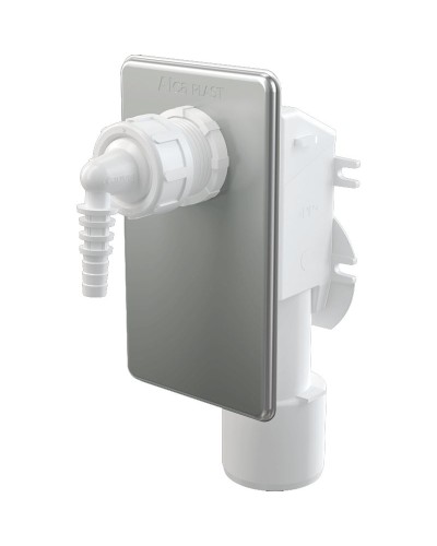 Сифон для сбора конденсата Alcaplast AKS7 Хром Белый