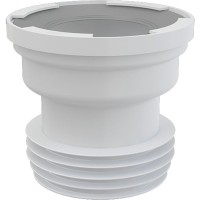 Выпускной патрубок для унитаза Alcaplast A991 гофровый Белый