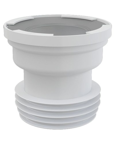 Выпускной патрубок для унитаза Alcaplast A991 гофровый Белый