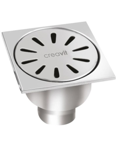 Трап для душа Creavit FS156A с вертикальным выпуском