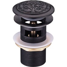 Донный клапан Lemark Jasmine LM6680ORB click-clack Черная бронза