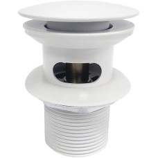 Донный клапан WasserKRAFT Mindel A153 click-clack Белый матовый