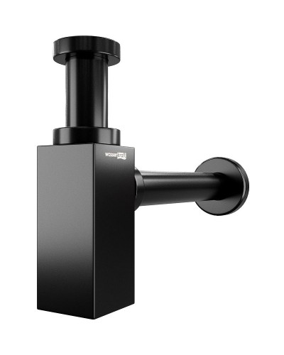 Сифон для раковины WasserKRAFT Abens A169 Черный матовый