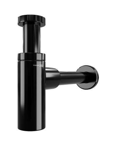 Сифон для раковины WasserKRAFT Glan A171 Черный глянец