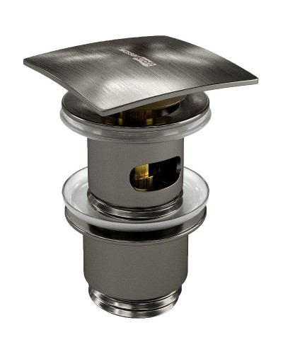 Донный клапан WasserKRAFT Wiese A167 click-clack Оружейная сталь