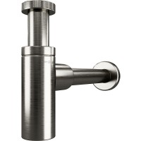 Сифон для раковины WasserKRAFT Wiese A172 Оружейная сталь