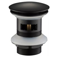 Донный клапан Timo 8011/03 click-clack Черный матовый