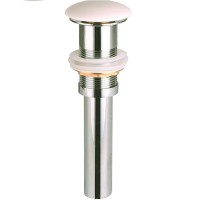 Донный клапан для раковины Ceramica Nova CN2000MW click-clack Белый матовый