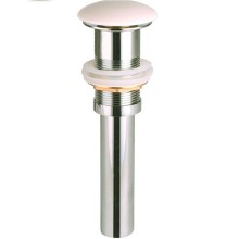 Донный клапан для раковины Ceramica Nova CN2000MW click-clack Белый матовый