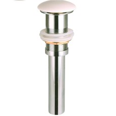 Донный клапан для раковины Ceramica Nova CN2000MW click-clack Белый матовый