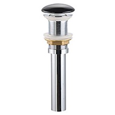 Донный клапан для раковины Ceramica Nova CN2000MB click-clack Черный матовый