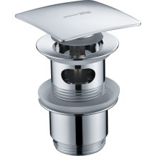 Донный клапан WasserKRAFT A105 click-clack Хром