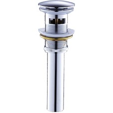 Донный клапан SantiLine SL-105 Click-Clack с переливом Хром