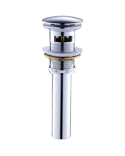 Донный клапан SantiLine SL-105 Click-Clack с переливом Хром