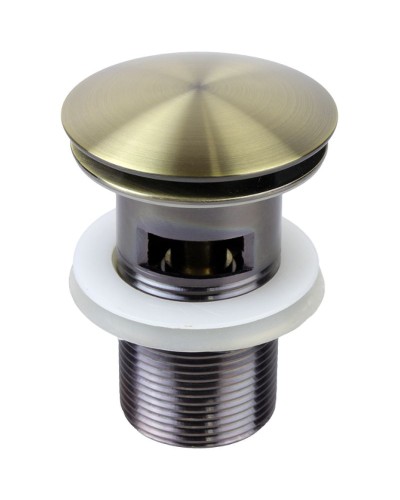 Донный клапан Bronze de Luxe Scandi 21971BR click-clack Бронза