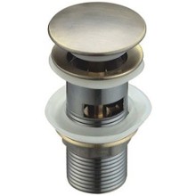 Донный клапан CeramaLux RD007 Click-Clack Бронза