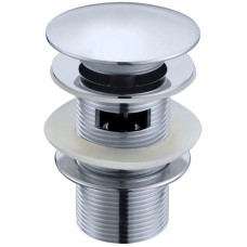 Донный клапан Boheme Brillante 612/2 click-clack с переливом Хром