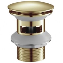 Донный клапан Timo 8011/17 click-clack Золотой матовый