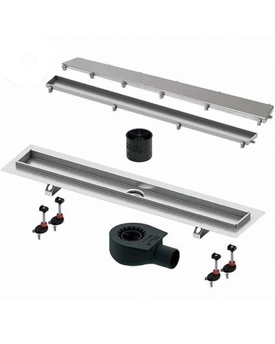 Душевой лоток Tece Linus 80 15103089 с решеткой Хром