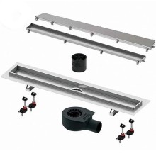 Душевой лоток Tece Linus 90 15103099 с решеткой Хром