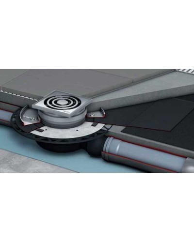 Трап для душа Tece Drainpoint 120 KDP-S120 с решеткой Хром